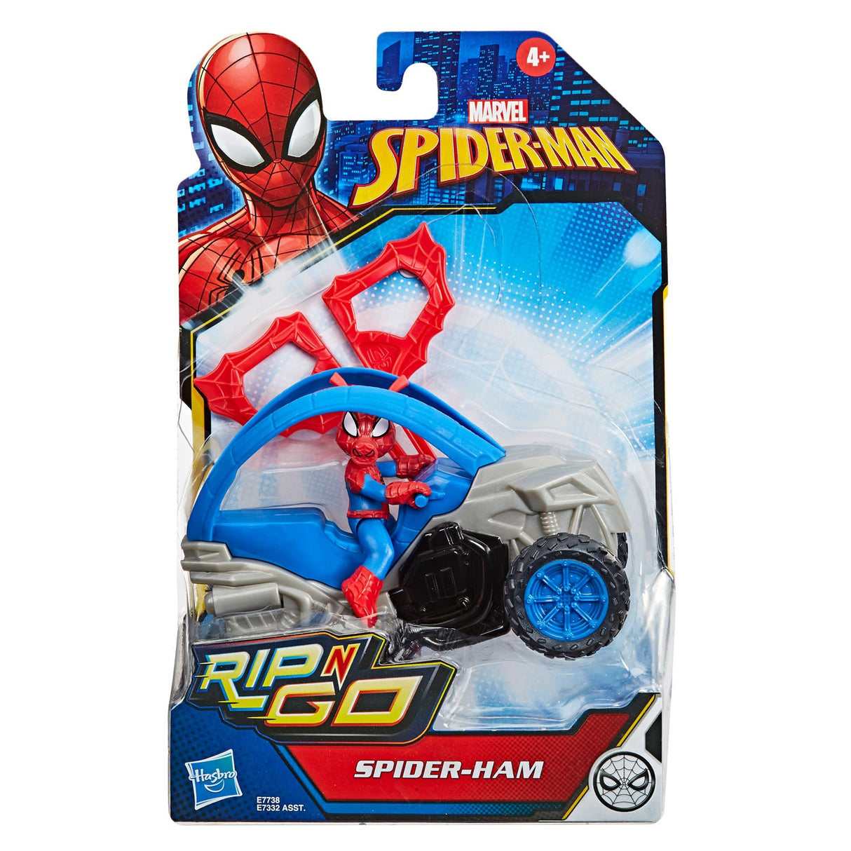 Hasbro Spider-Man RIP a Go Figure Blue