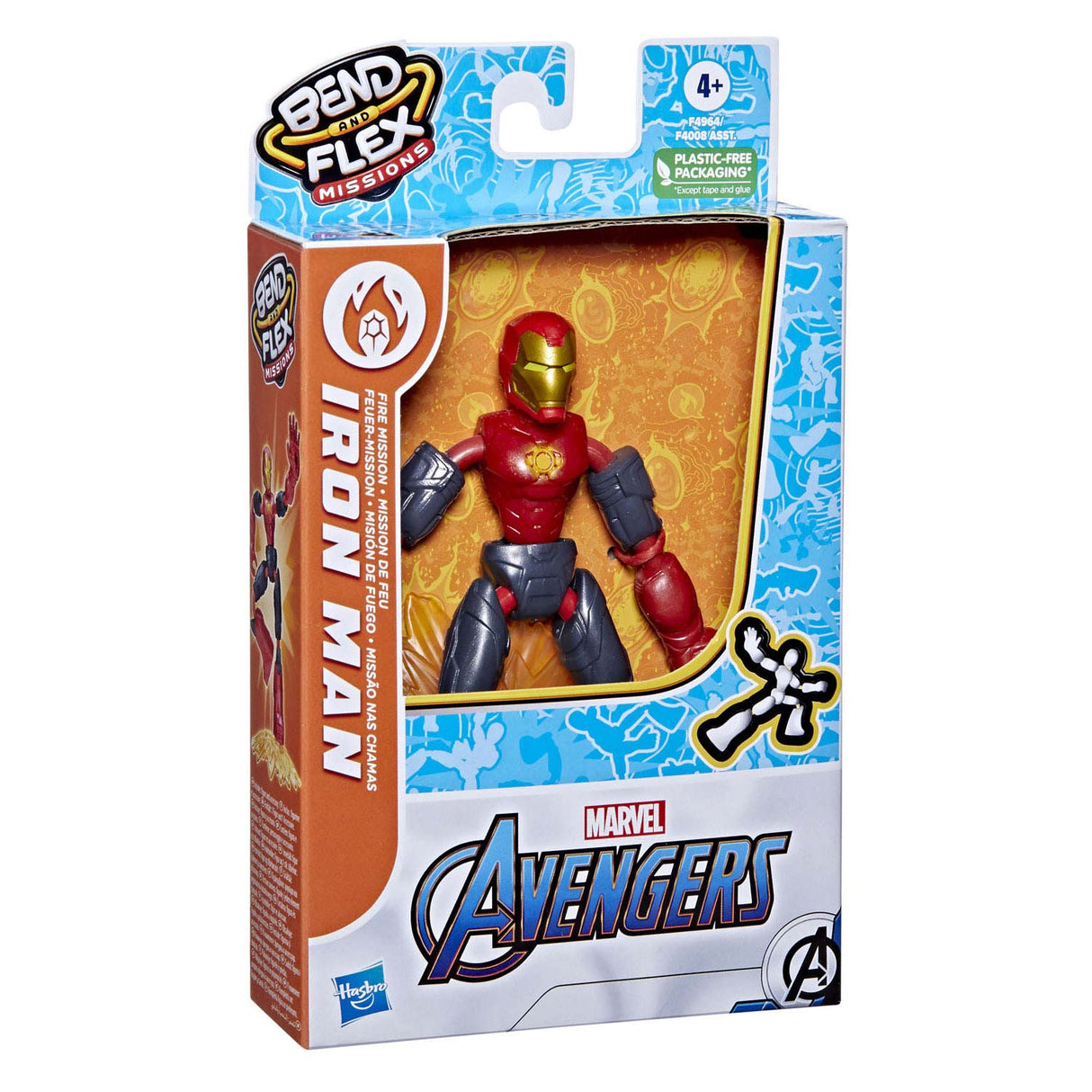 Hasbro Avengers Bend a Flex Fire Mission