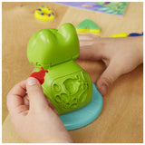 Play-Doh žába a barevná hliněná sada startéru