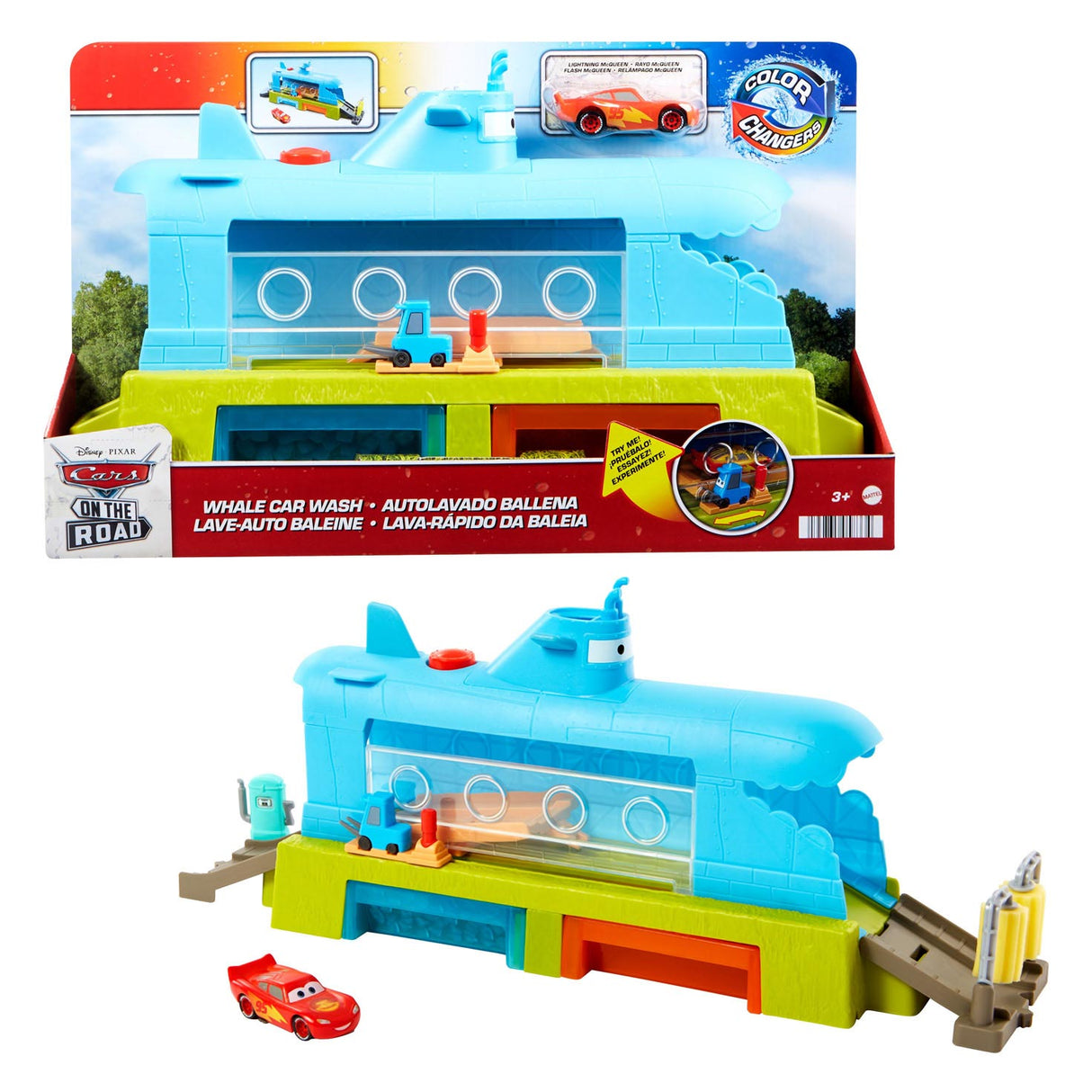 Mattel Pixar Whale Car pranje Speelset