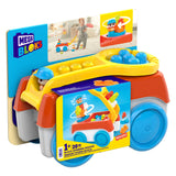 Block Mega Bloks tournant Bolderkar avec des blocs de construction