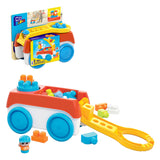 Block Mega Bloks tournant Bolderkar avec des blocs de construction