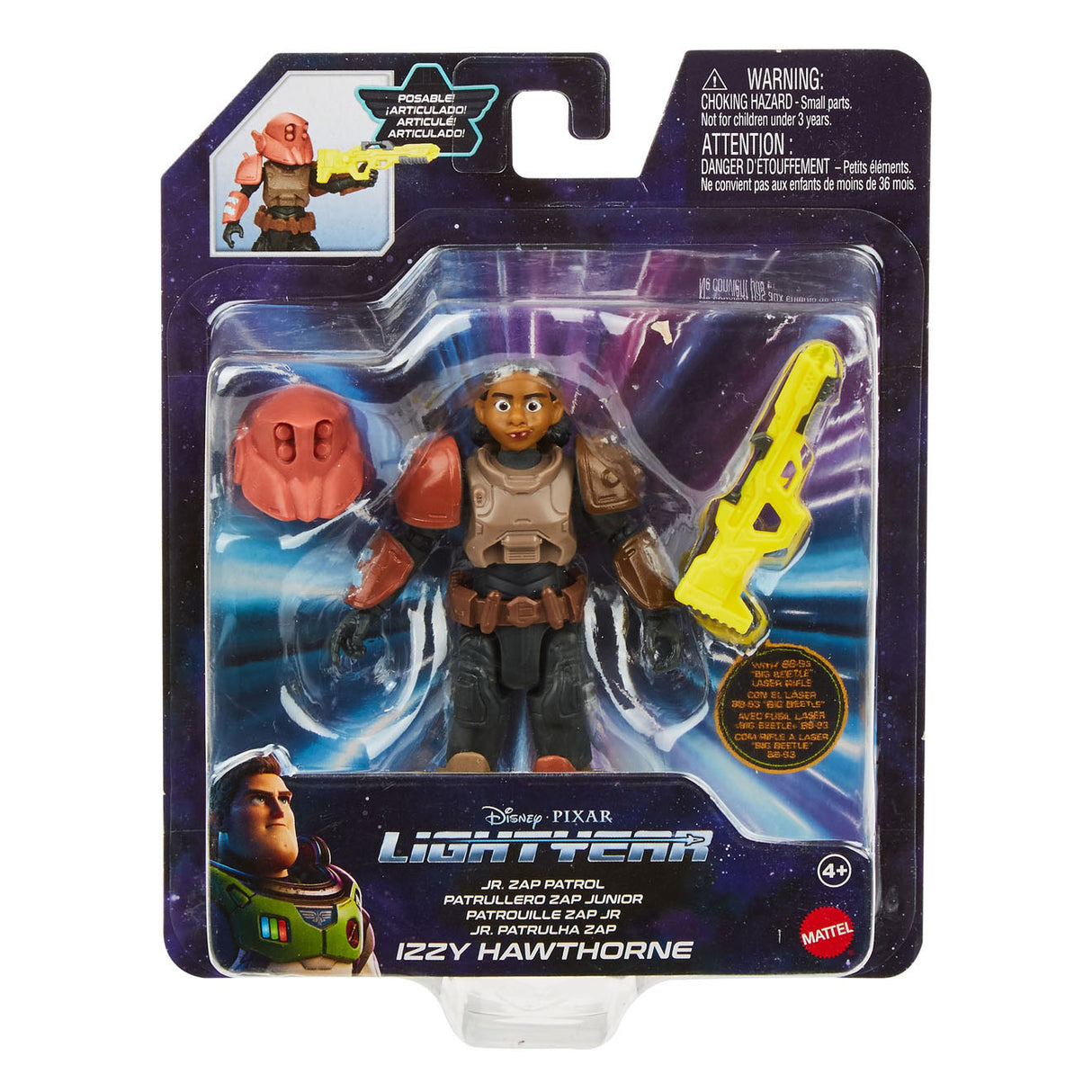 Disney Pixar Lightyear Jr. Zap Patrol Izzy play figure