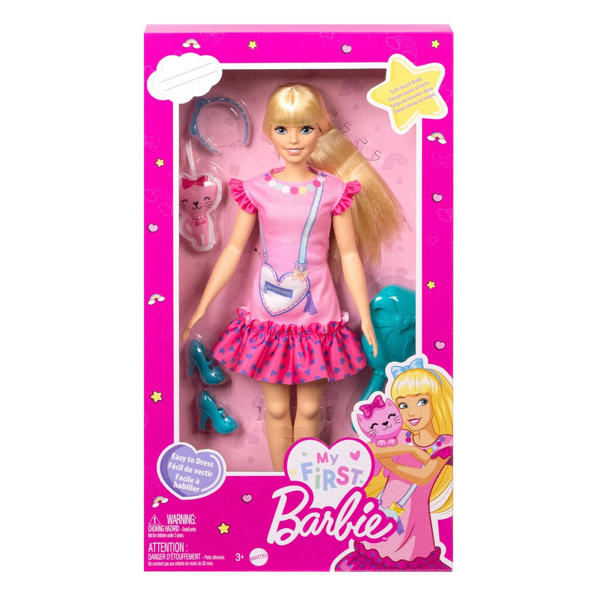 Mattel můj první blondýnka s kotě