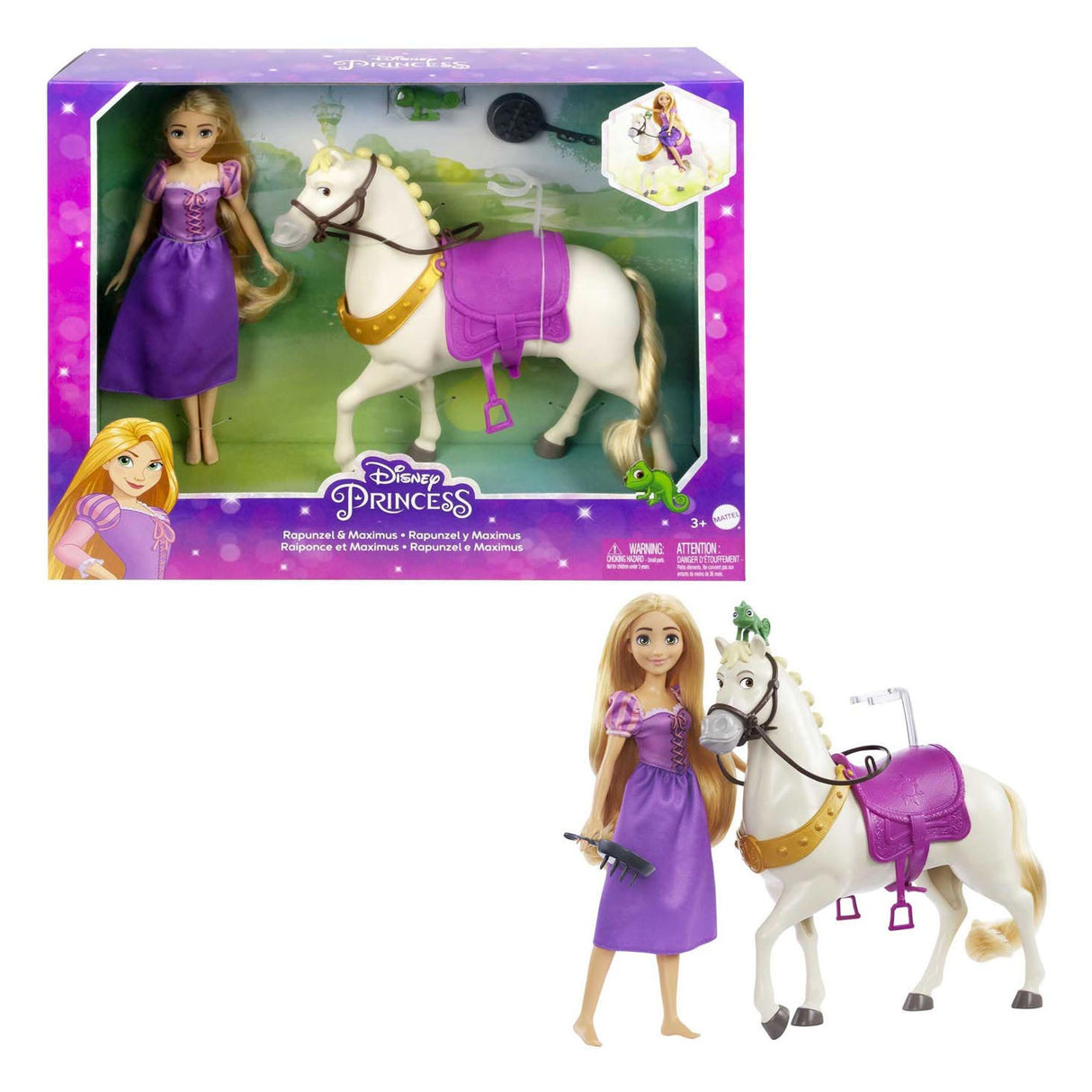 Mattel Disney Princess Pop - Rapunzel in Maximus