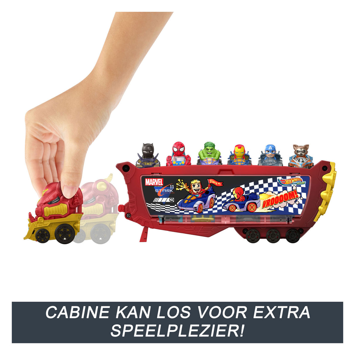 Hot Wheels Racer Fresh Hulkbuster Hauler