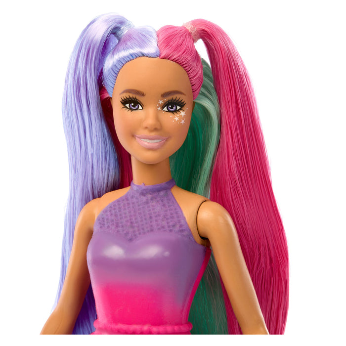 Mattel et strejf af modedukke lyserødt lilla hår
