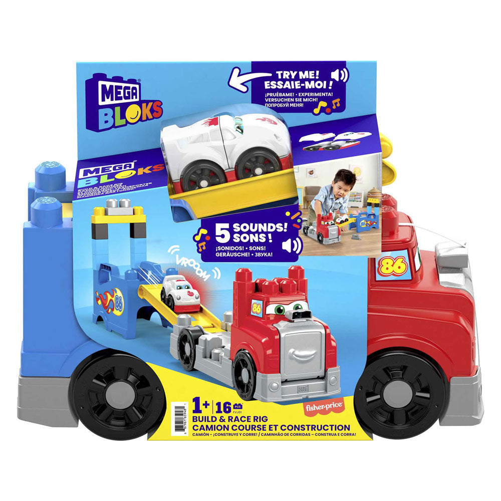 Mega Block Bouwen Racetruck