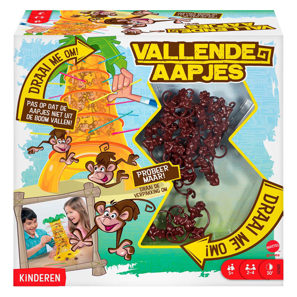 Mattel falling monkeys of skill game