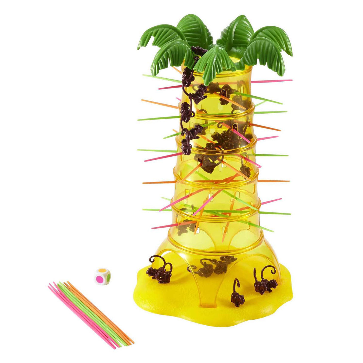 Mattel falling monkeys of skill game