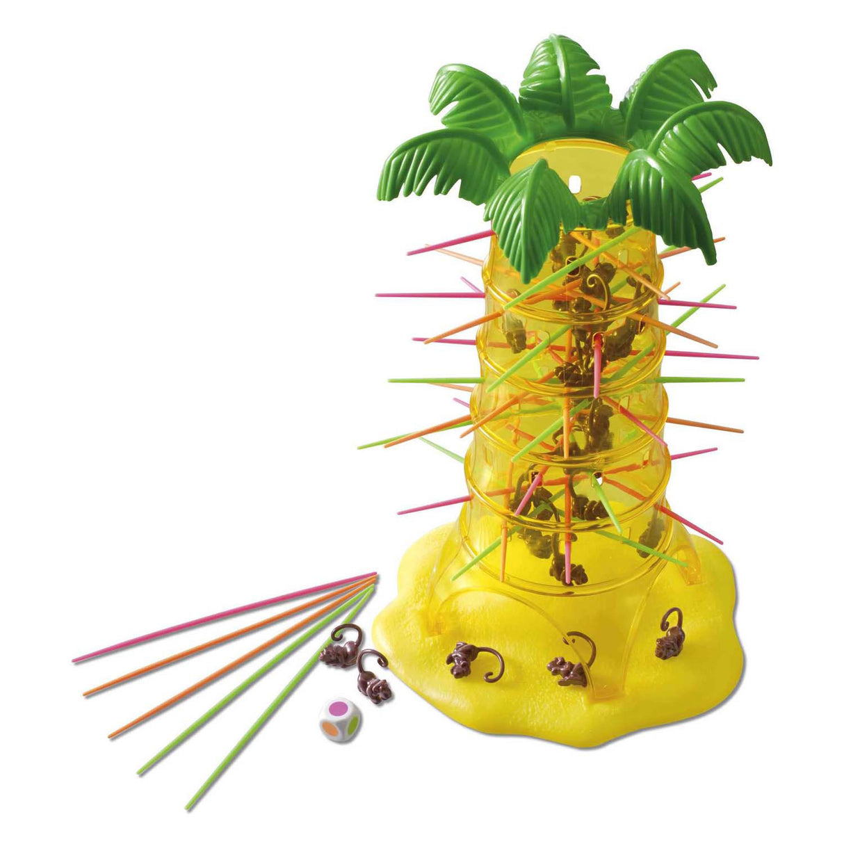 Mattel falling monkeys of skill game