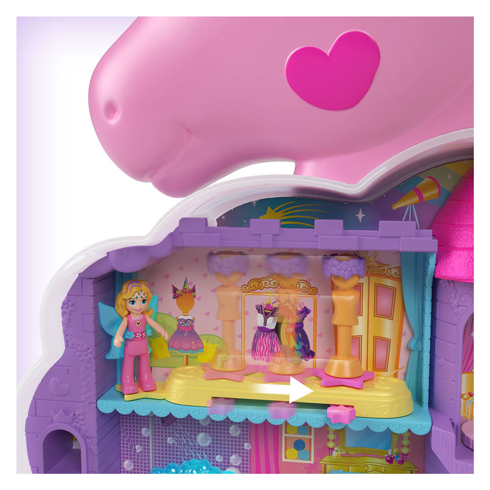 Mattel Polly Pocket Salon of the Regenboog Unicorn play set