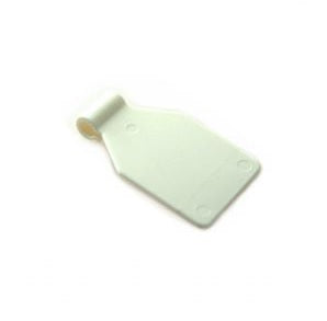 Slatwall Price Shield Plastic White for Tego Hook Double Closed (čl. 4629 4630)