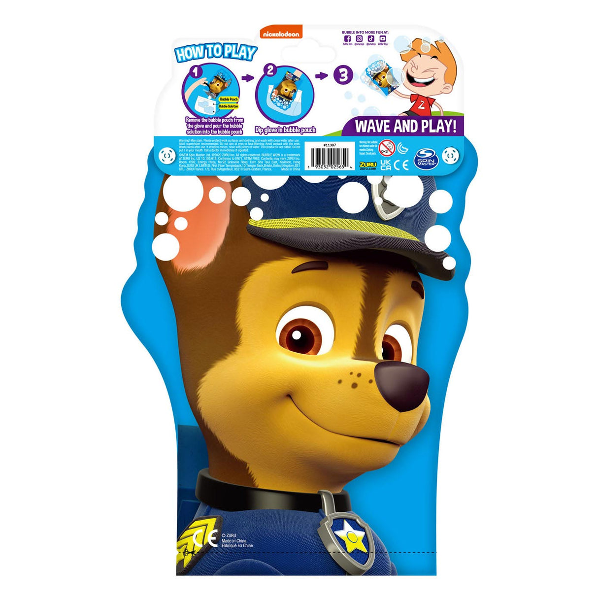 Zuru Paw patrul bubble Bladder Handschuesch
