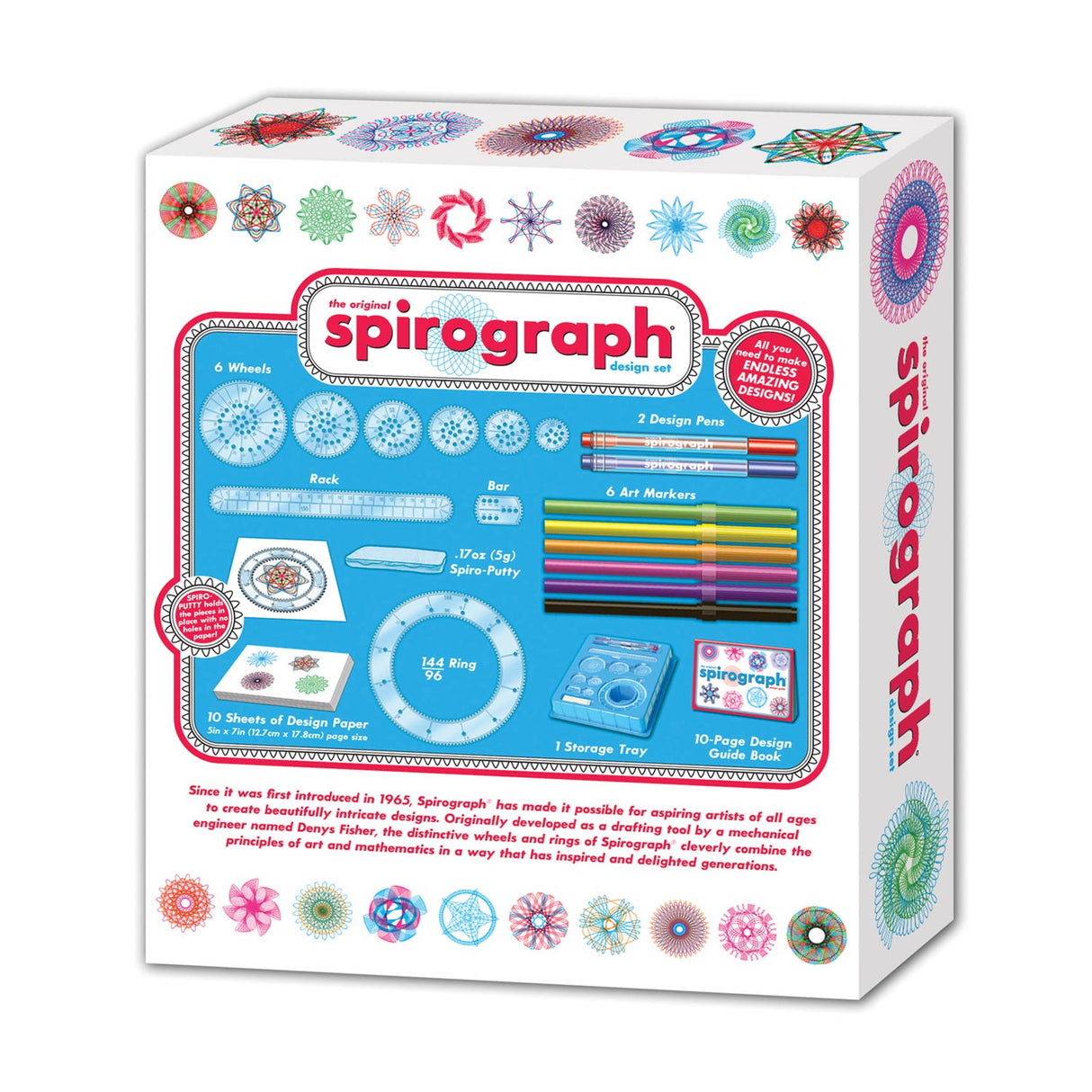 Ensemble de conception spirographe