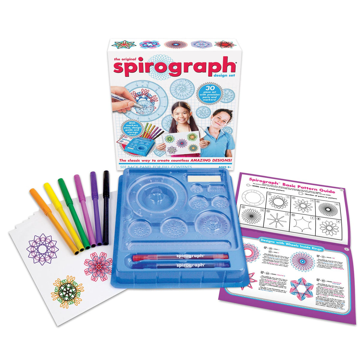 Ensemble de conception spirographe