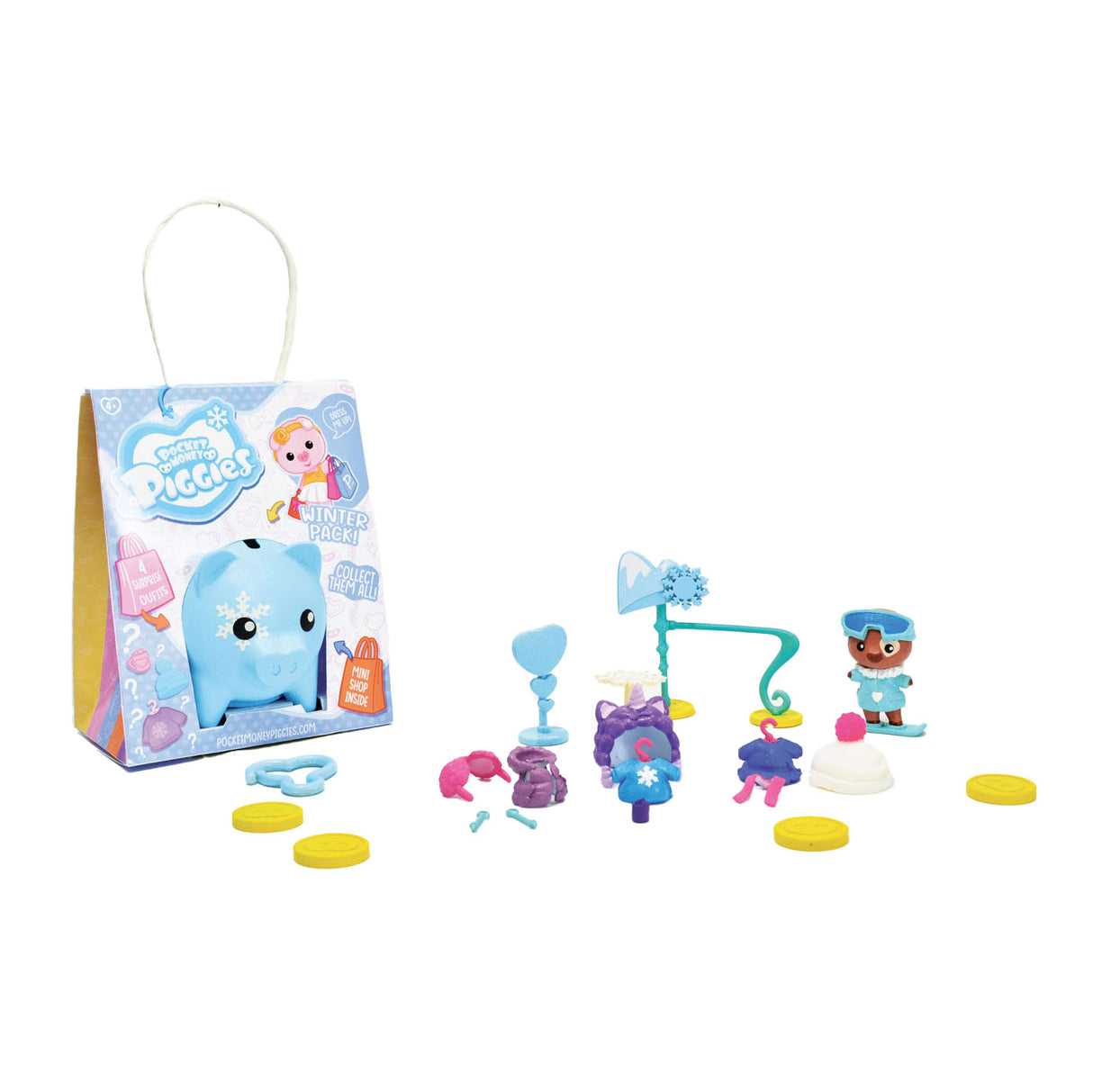 Boti Pockey Money Piggies Speel Figure With Money Pat Winter Pack