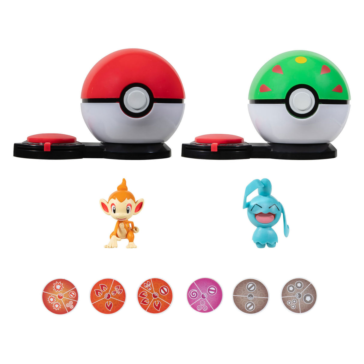 Boti Pokémon Surprise Attack Game Play - Chimchar Poke Ball vs Wynaut Friend Ball