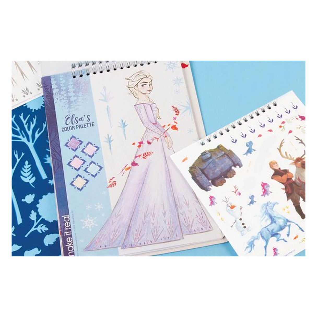 Spectron Frozen Sketchen Stickerboek med stencils