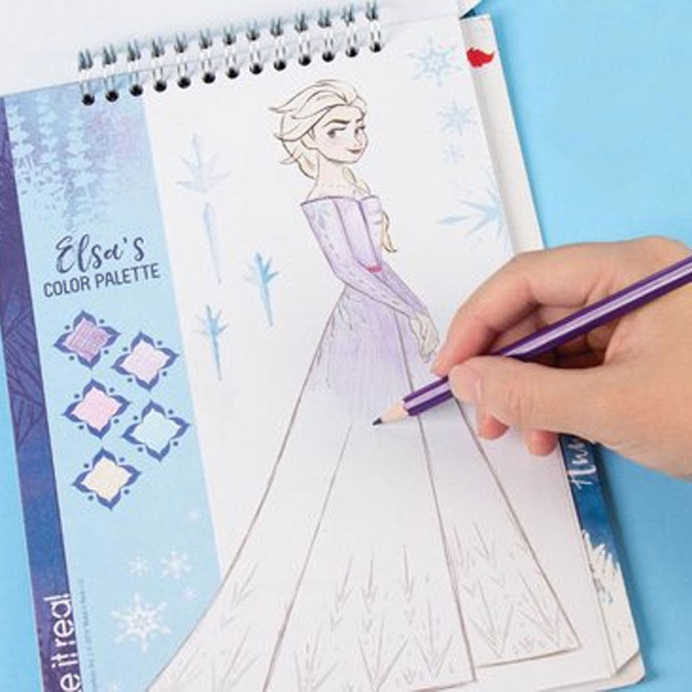 Spectron Frozen Sketchen Stickerboek med stencils