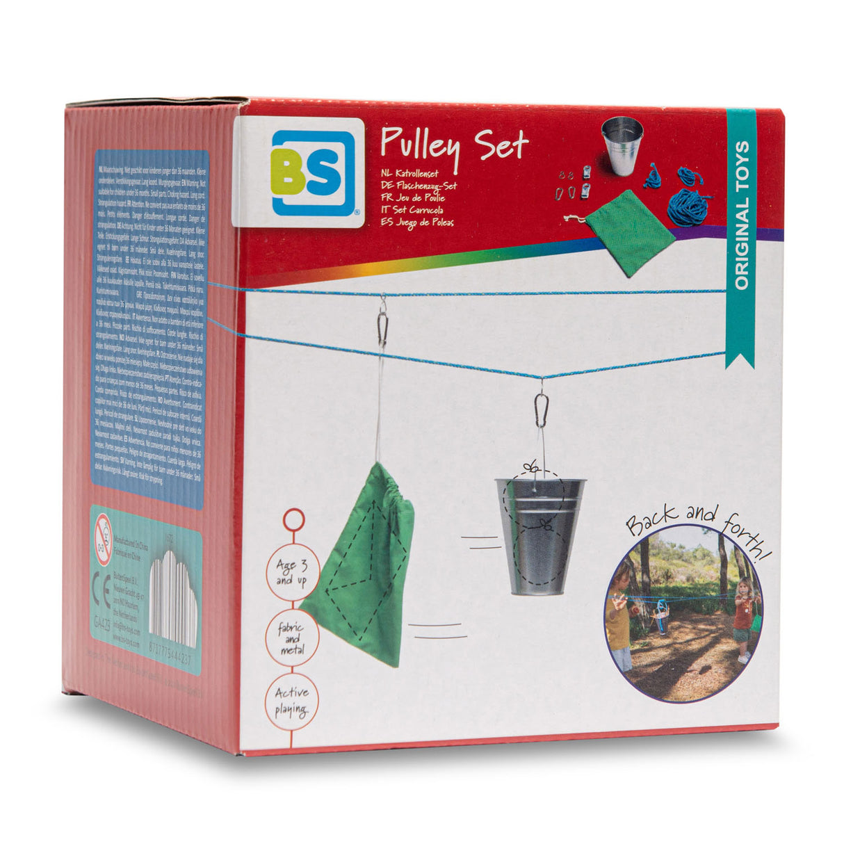 BS Toys Pulley Set 6 Meter - Outdoor Spillsaachen