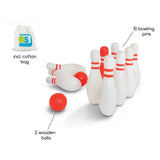 BS TOYS WOODE Bowling Set, 12DLG.