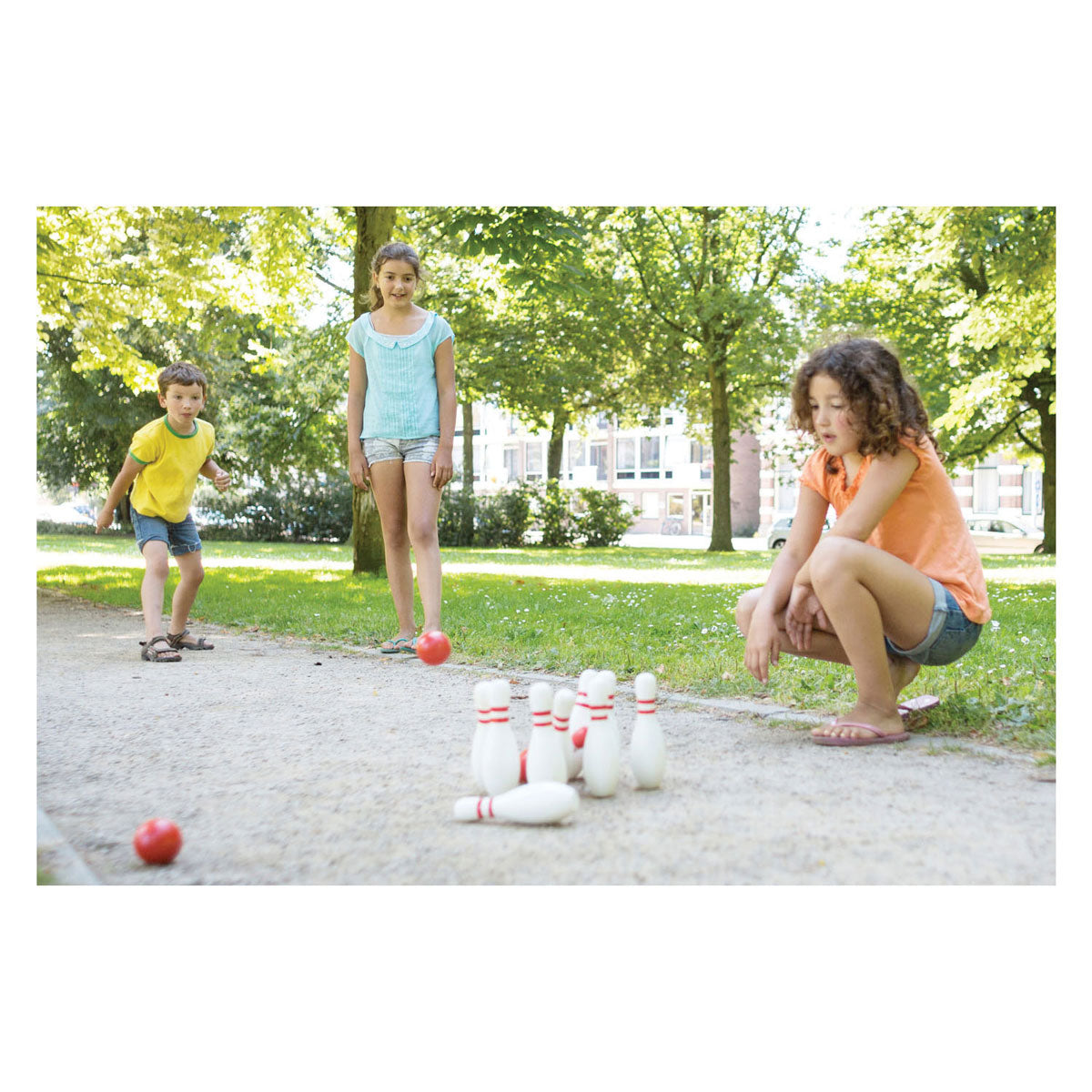 BS TOYS WOODE Bowling Set, 12DLG.