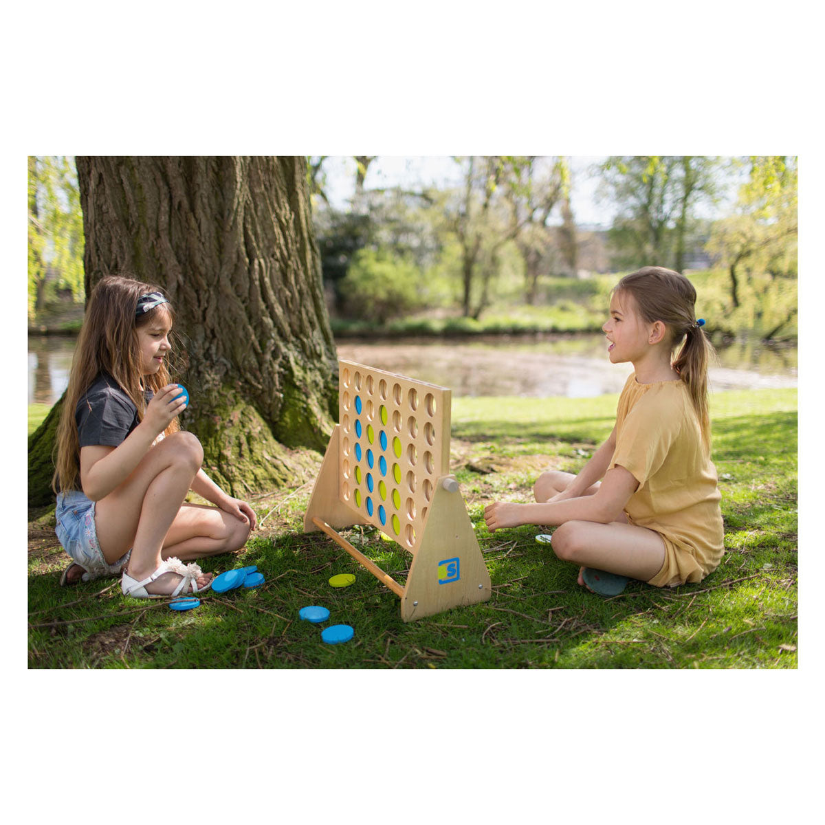 BS Toys Mega Houten Four Game Game, 43dlg