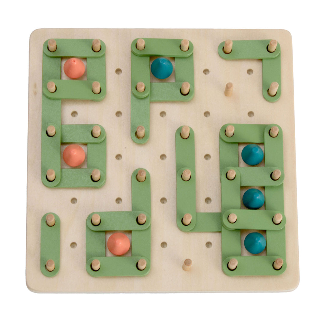 BS Toys Dots Boxes Wooden Game
