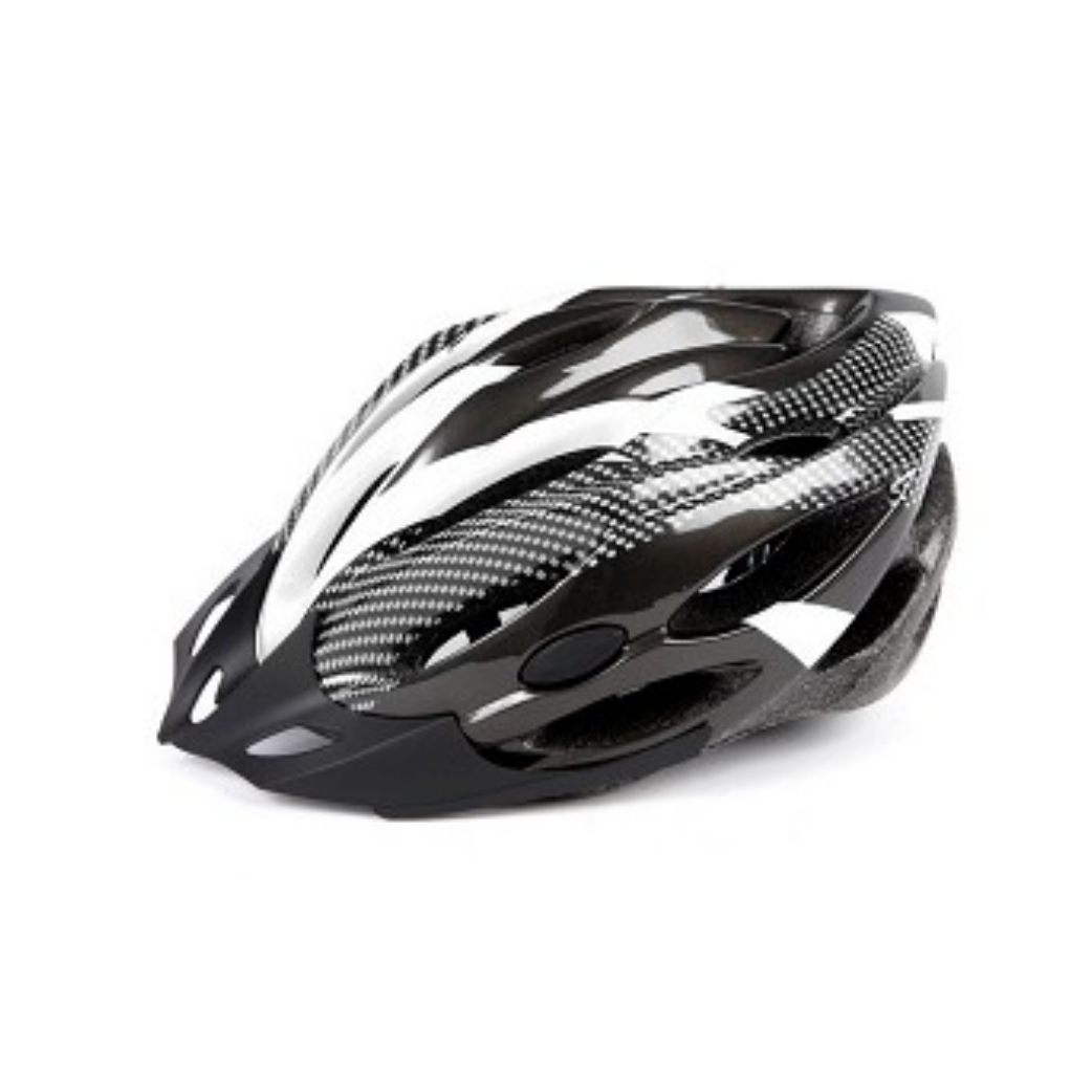 Mirage Helm L 58-62 Srebrno črno belo