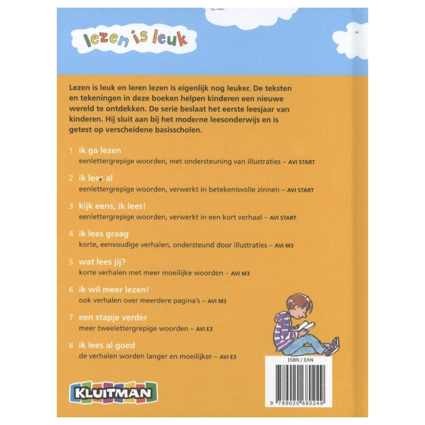 Čtení Kluitman Reading je zábava, ráda čte avi-m3