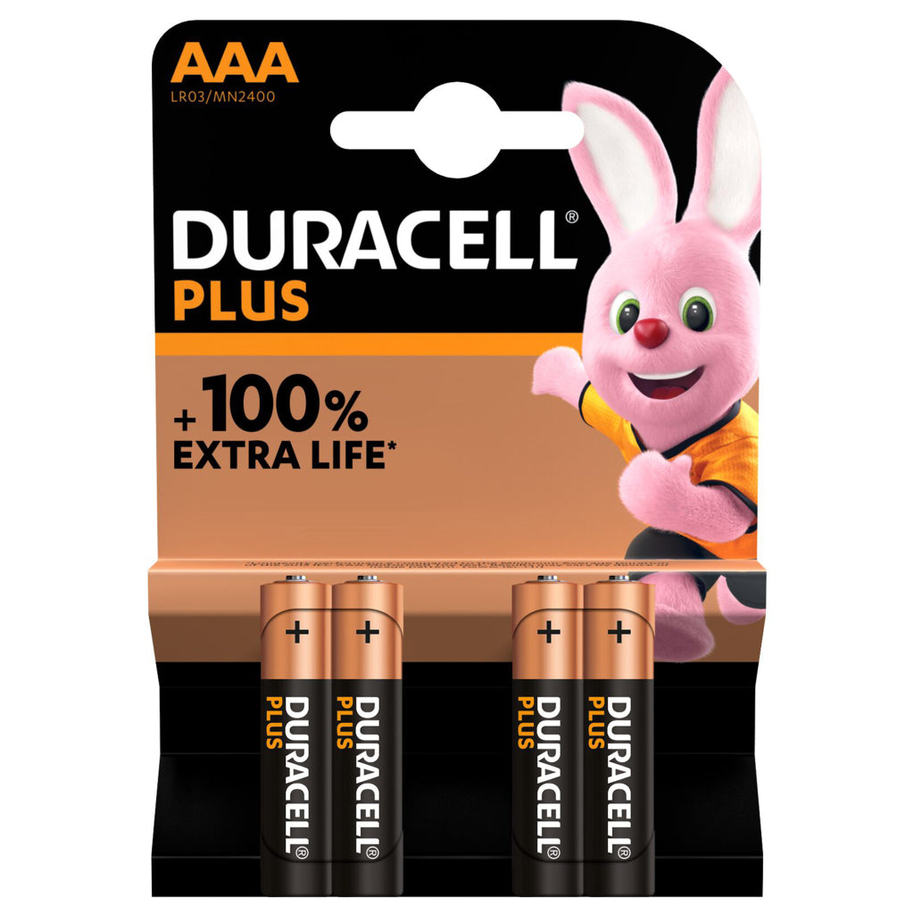 Duracell Battery Plus Power Mini Penlite LR03 AAA per 4 on map
