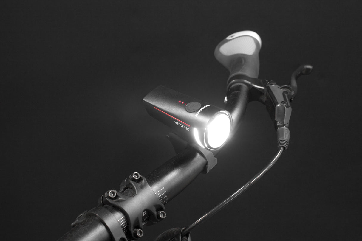 Belysningssæt Trelock LS 300 I-Go Vect Gold Set