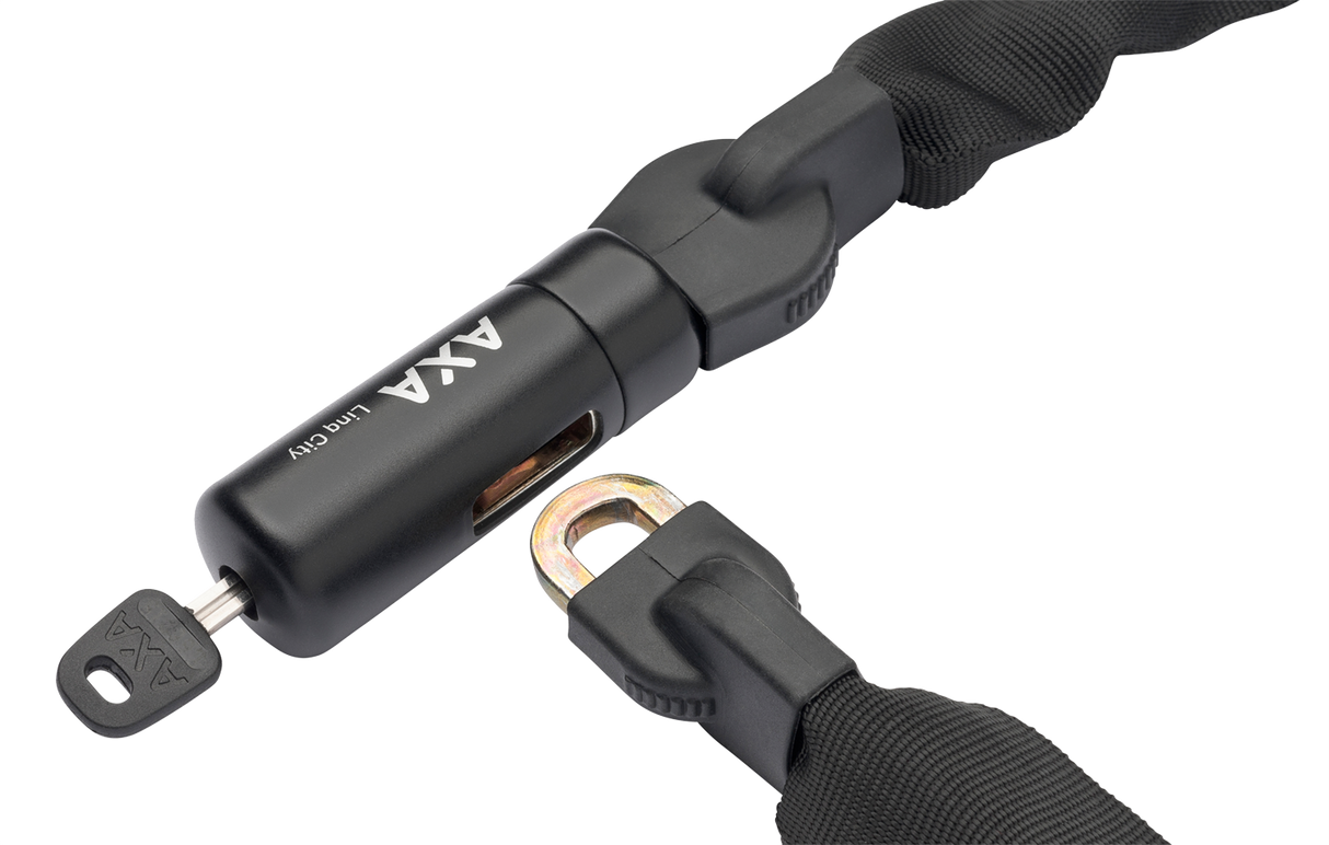 Závěrečný řetězec AXA ​​LINQ CITY 100CM BLACK