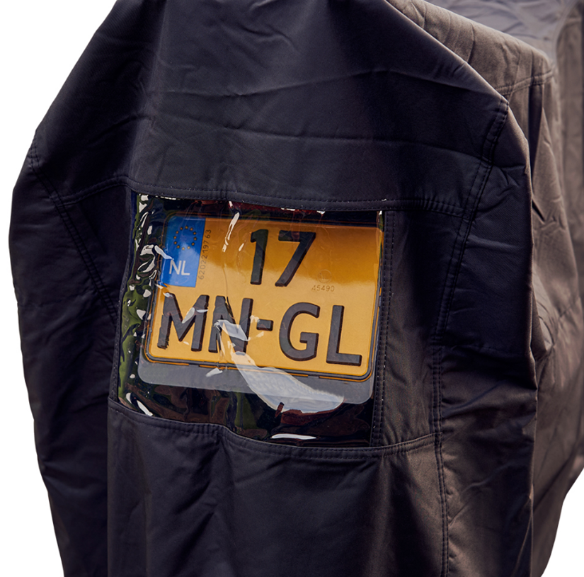 DS couvre le couvercle du moteur ALFA CASE TOP xlarge avec fenêtre de plaque d'immatriculation