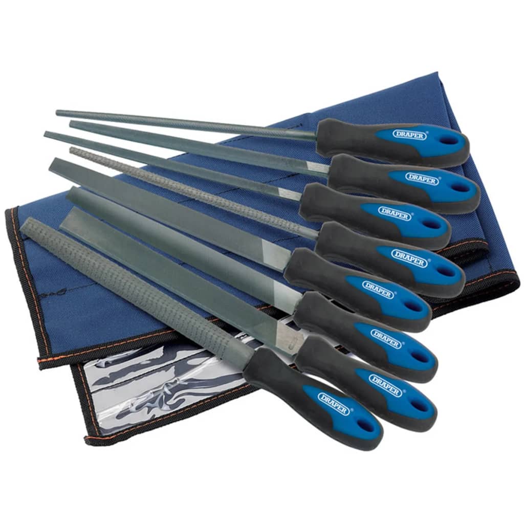 Draper Tools Vijlen a Ground Set 8-dílná 200 mm 44961