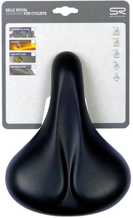 Bicycle saddle Selle Royal Freedom Men - Black