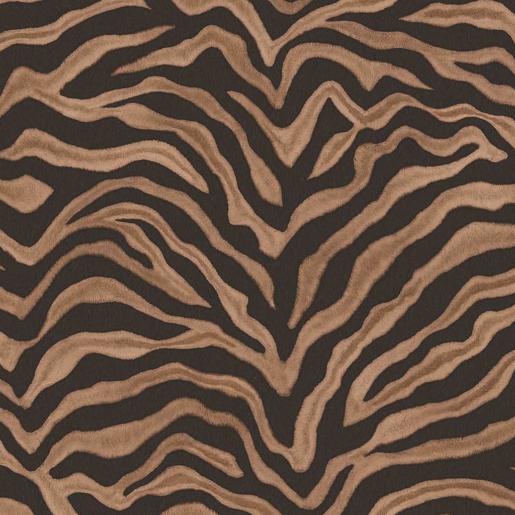 Severni zid noordwand ozadje Zebra tisk rjava