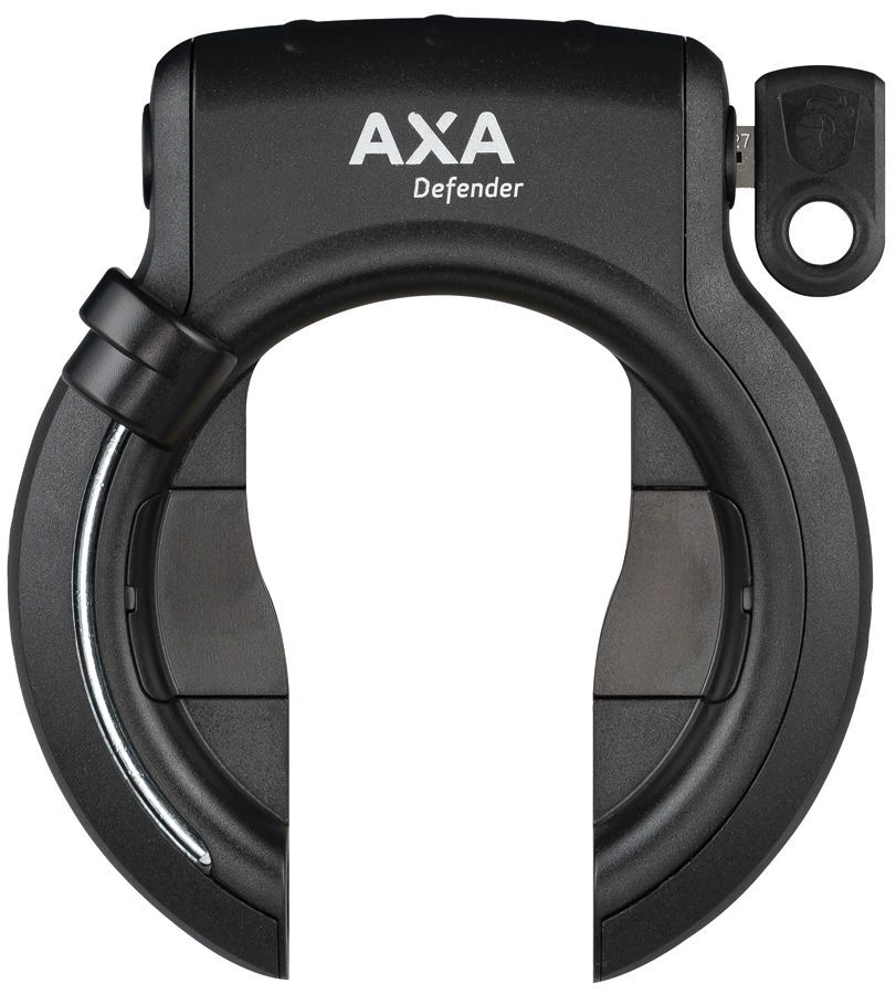 Axa Ringsslot Defender med 2 racksylinder og avtakbare nøkler blank svart (verkstedemballasje)