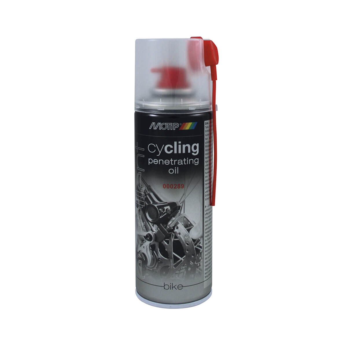 Spray per ciclismo per motip olio penetrante