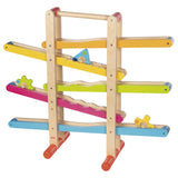 Goki wooden marble track with figures
