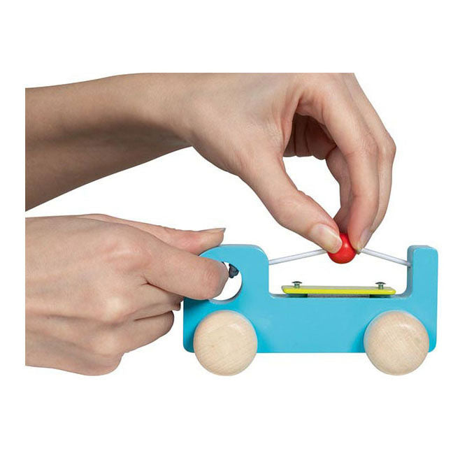 Goki wooden vehicle with sound