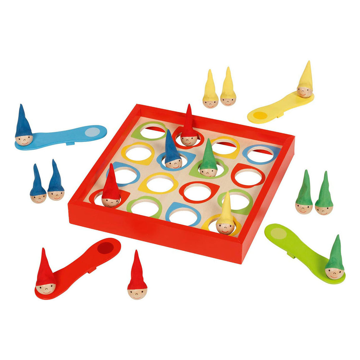 Goki wooden game Flying dwarfs