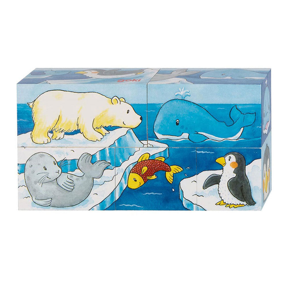 Goki drewniane puzzle safari, 5.