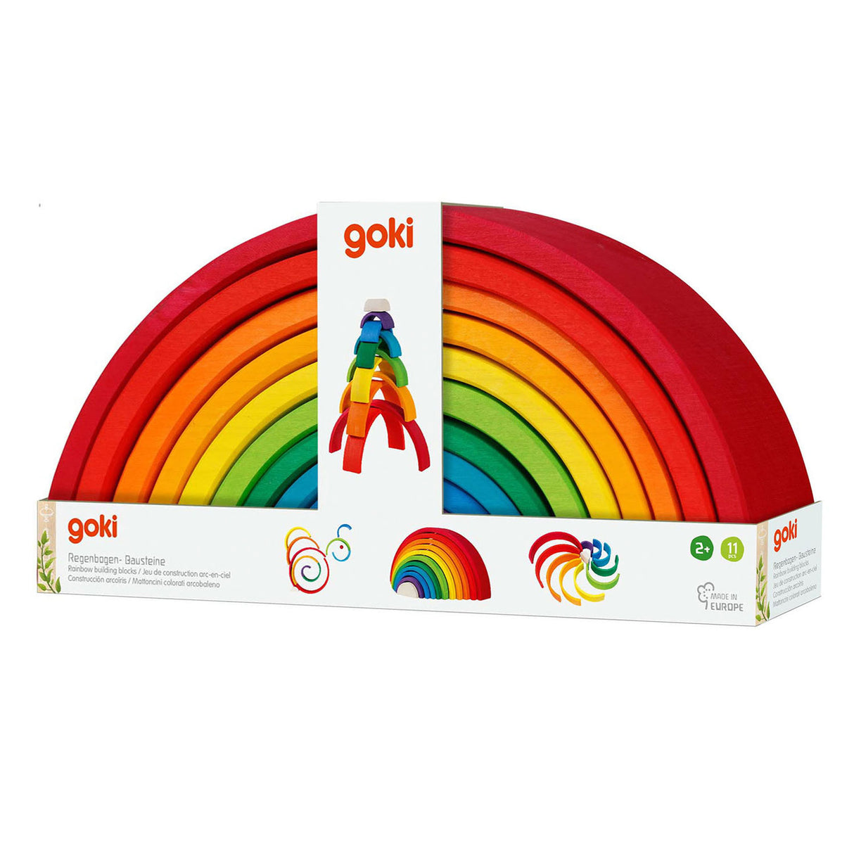 Goki Regenboog Building Blocks, 11dlg.