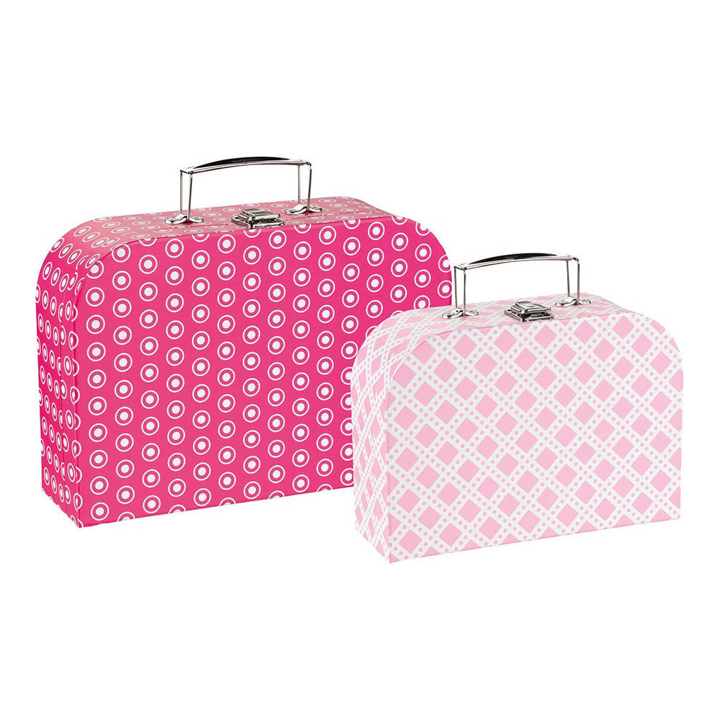 Set di bagagli per bambini Goki Modelli rosa, 2 °.