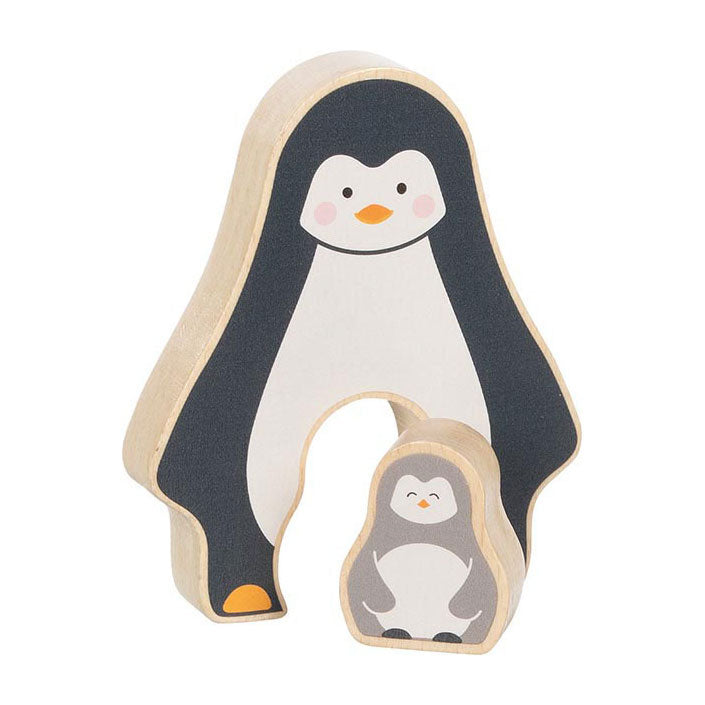 Goki Wooden puzzle in piedi pinguint, 2st.