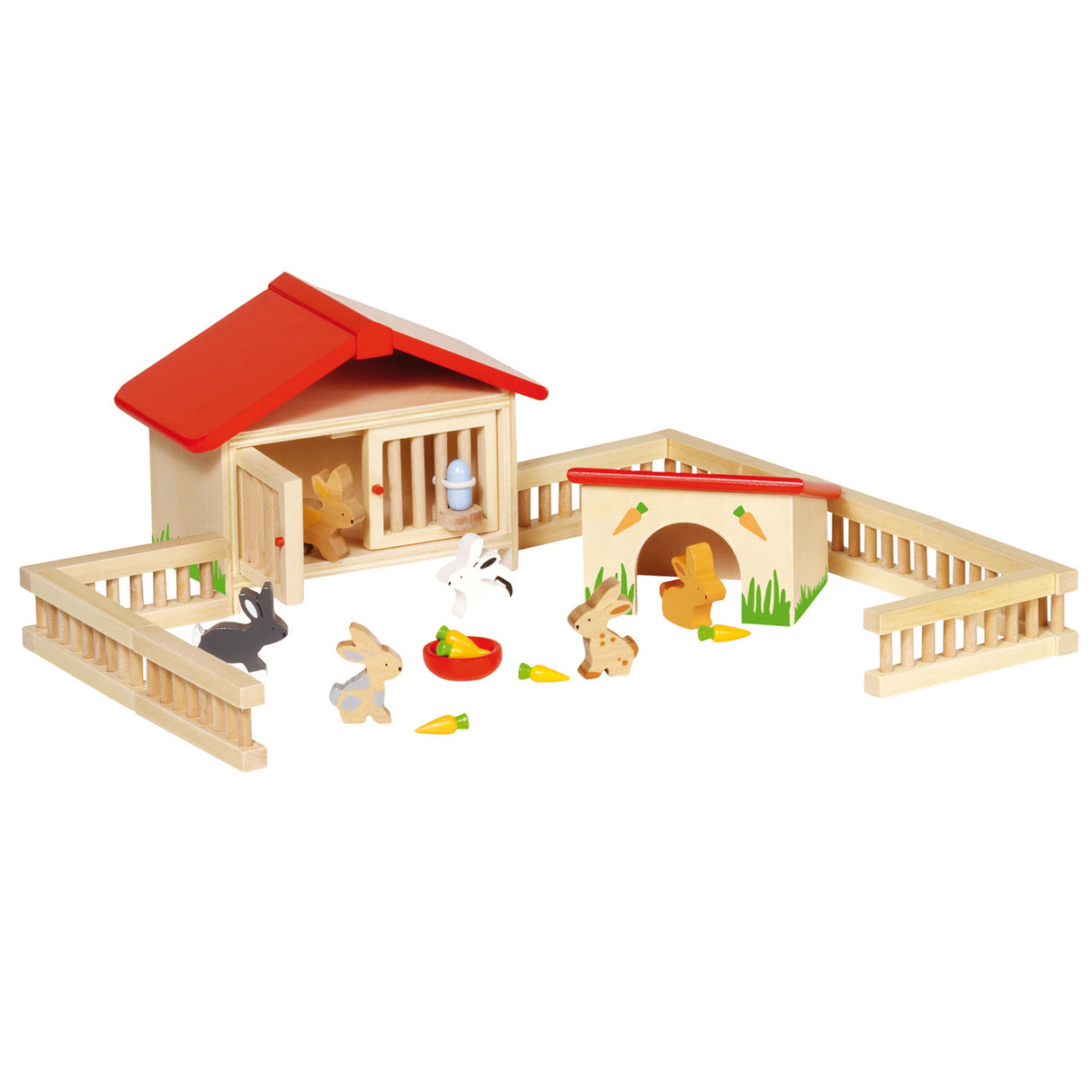 Loft Goki Wooden Rabbit, 25dlg.