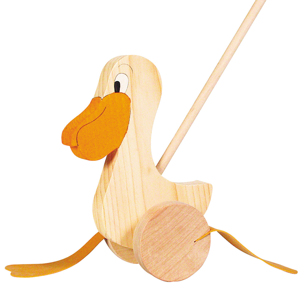 Goki Wooden Push Figure Pelikaan
