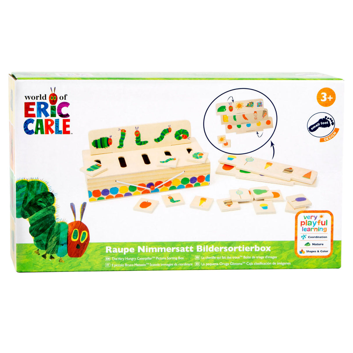 Small Foot Rupsje NooitGenoeg Images Sorting Box